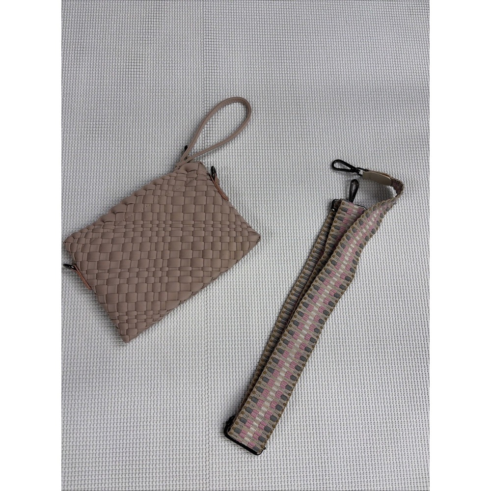 Prenelove Cross Body Purse With Detachable Straps for Women Light Pink(Mauve)